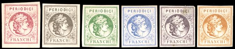 1864 - 1 cent. Periodici Franchi, ... 