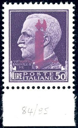 1944 - 50 lire soprastampa fascio ... 
