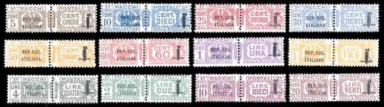 1944 - Soprastampati, serie ... 