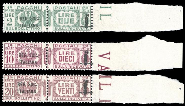 1944 - 2,10 e 20 lire ... 