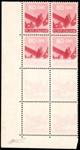 1945 - 80 cent. Democratica, ... 