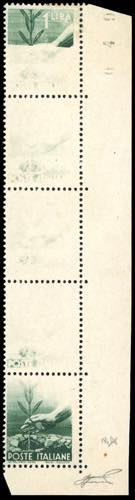 1945 - 1 lira Democratica, ... 