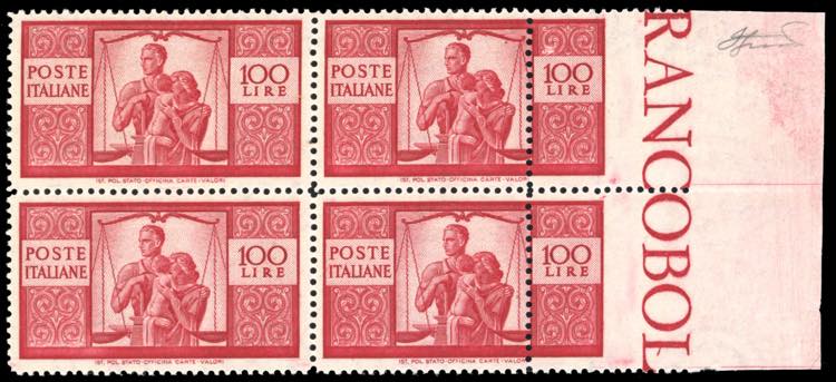 1946 - 100 lire Democratica, II ... 