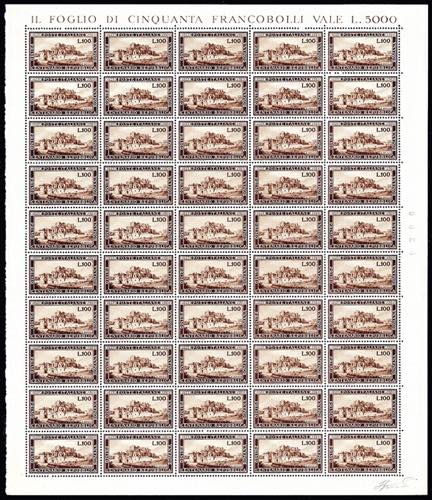 1949 - 100 lire Repubblica Romana ... 