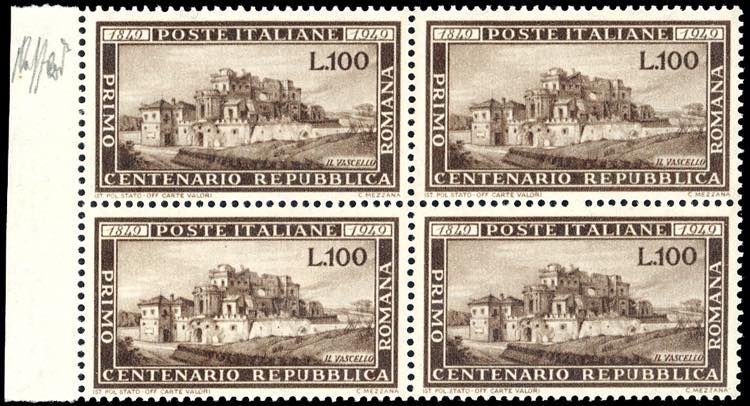1949 - 100 lire Romana (600), ... 