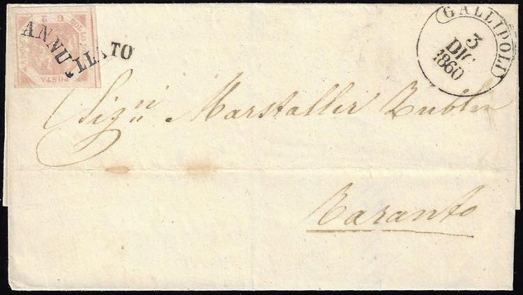 1860 - 2 grana rosa chiaro, III ... 