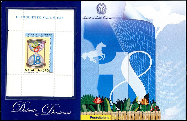 2006 - 0,45 € foglietto ... 