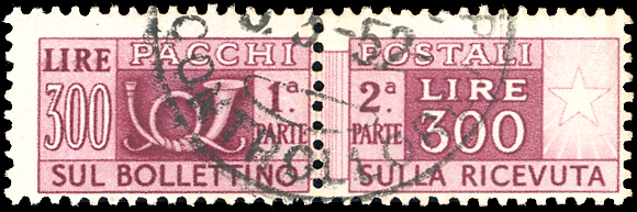 1948 - 300 lire filigrana ruota ... 