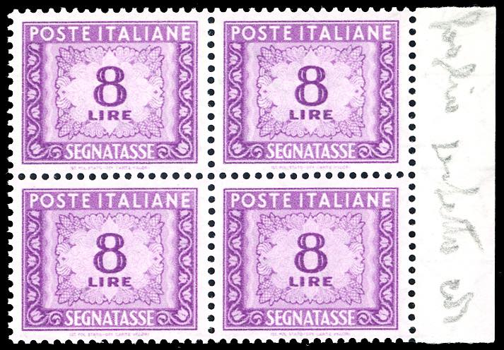 1955 - 8 lire filigrana stelle ... 