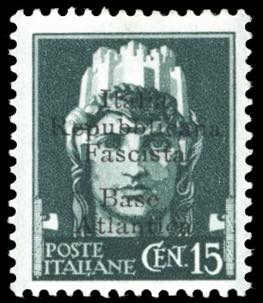 BASE ATLANTICA 1943 - 15 cent. ... 