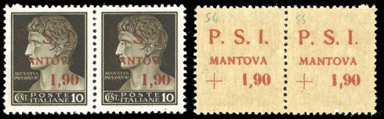 MANTOVA 1945 - 1,90 lire su 10 ... 