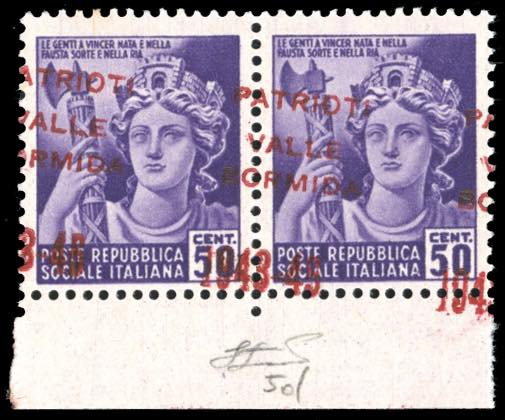 VALLE BORMIDA 1945 - 50 cent., ... 