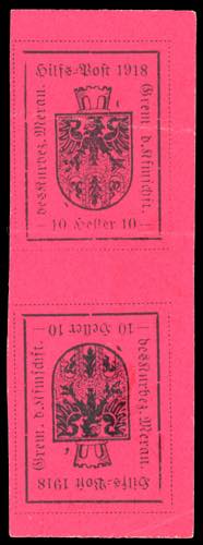 MERANO 1918 - 10 h. carminio ... 