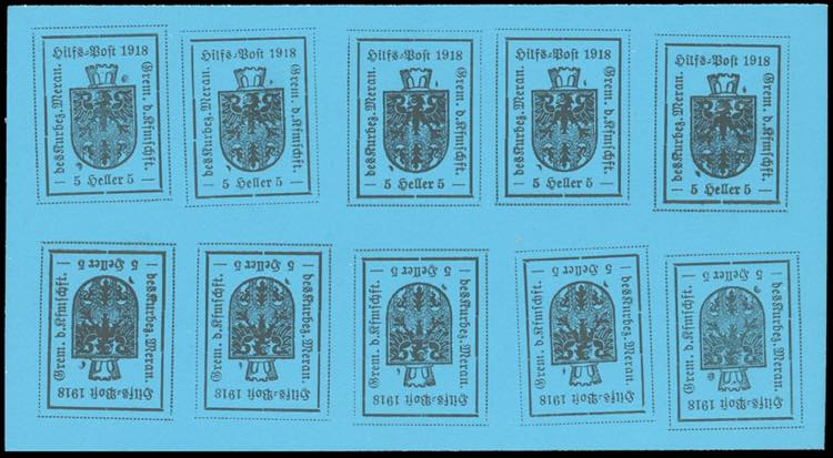 MERANO FOGLIETTI 1918 - 5 h. ... 