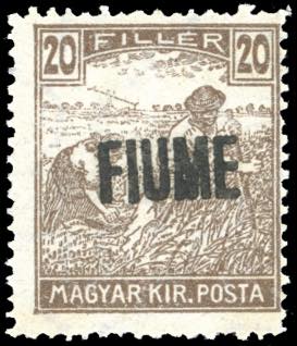 FIUME 1918 - 20 f. soprastampato ... 