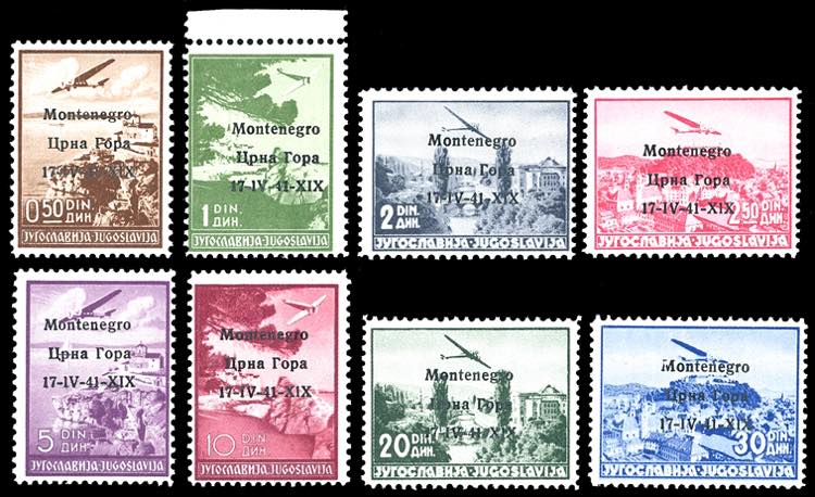 MONTENEGRO POSTA AEREA 1941 - ... 