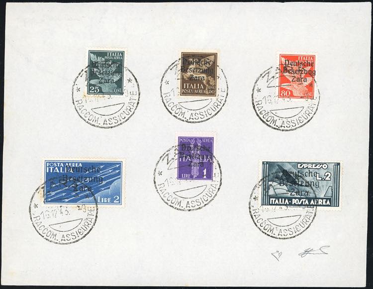 OCCUPAZIONE TEDESCA ZARA POSTA ... 