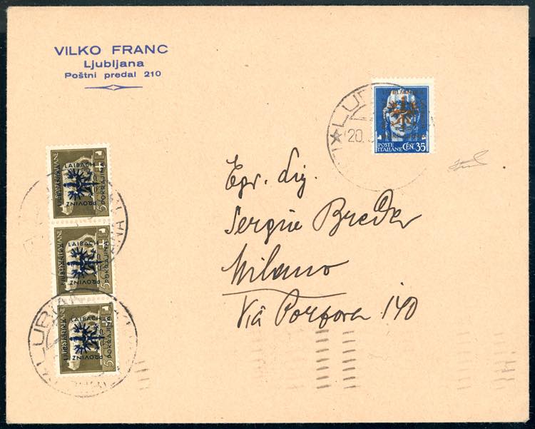 OCCUPAZIONE TEDESCA LUBIANA 1944 - ... 