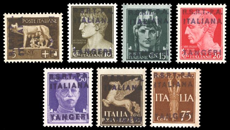 TANGERI 1939 - 5 cent., 10 cent., ... 