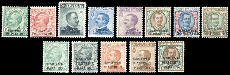 SMIRNE 1909/22 - Le due emissioni ... 