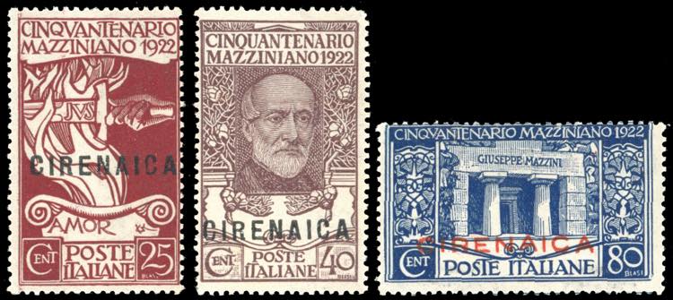 1922 - Mazzini soprastampati, ... 