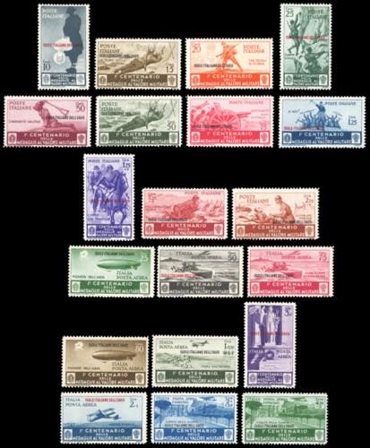 1934 - Medaglie al valore, serie ... 