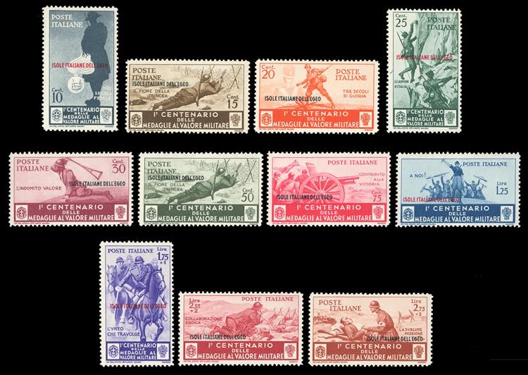 1934 - Medaglie, serie completa di ... 