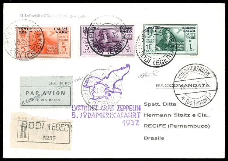 POSTA AEREA 1932 - 10, 20 coppia e ... 