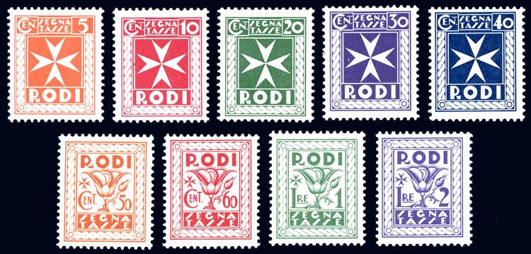 SEGNATASSE 1934 - Serie completa ... 