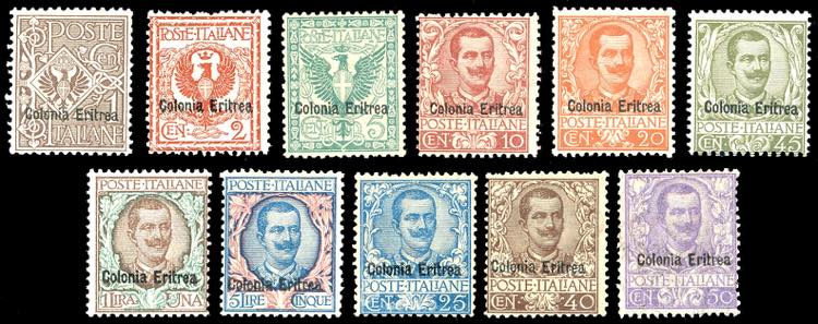 1903 - Soprastampati, serie ... 