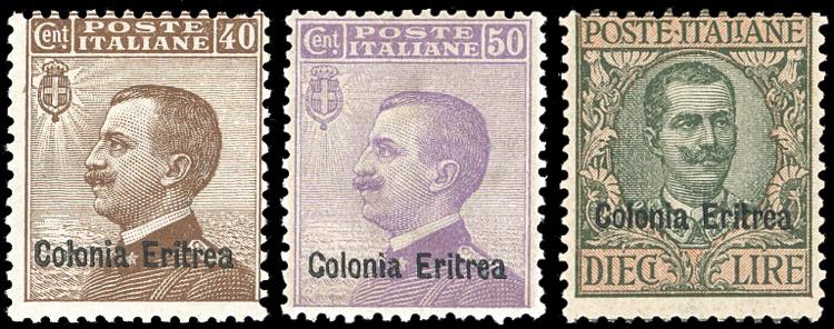 1916 - Soprastampati Colonia ... 