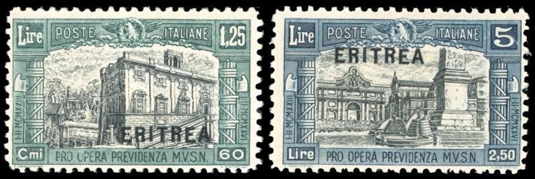 1927 - Milizia, non emessi, colori ... 