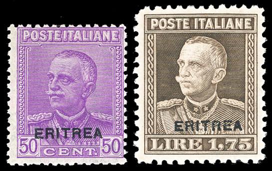 1928/29 - Soprastampati Eritrea, ... 