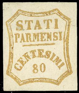 1859 - 80 cent. bistro oliva (18), ... 