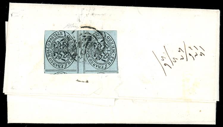 1852 - 1/2 baj grigio azzurro, ... 