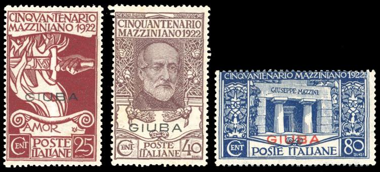 1922 - Mazzini soprastampati, ... 