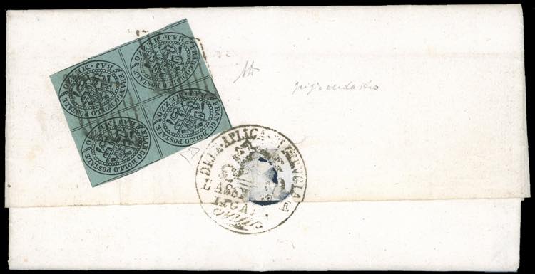 1858 - 1/2 baj grigio verdastro ... 