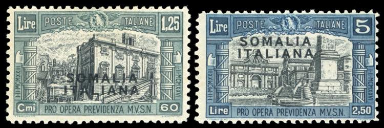 1927 - Milizia, non emessi, colori ... 