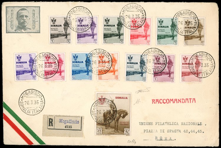 1935 - Visita del Re, serie ... 