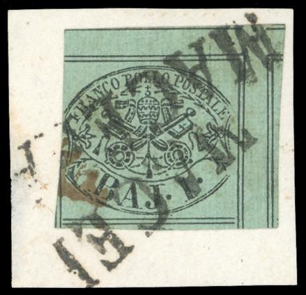 1852 - 1 baj verde grigiastro con ... 