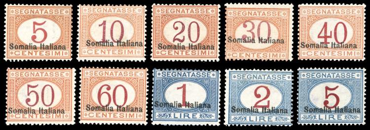 SEGNATASSE 1920 - Soprastampati in ... 