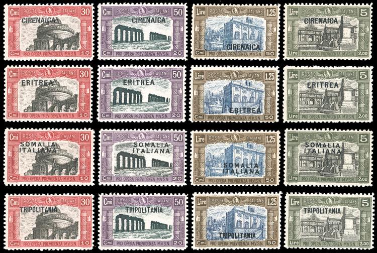 1929 - Milizia II, non emessi, ... 