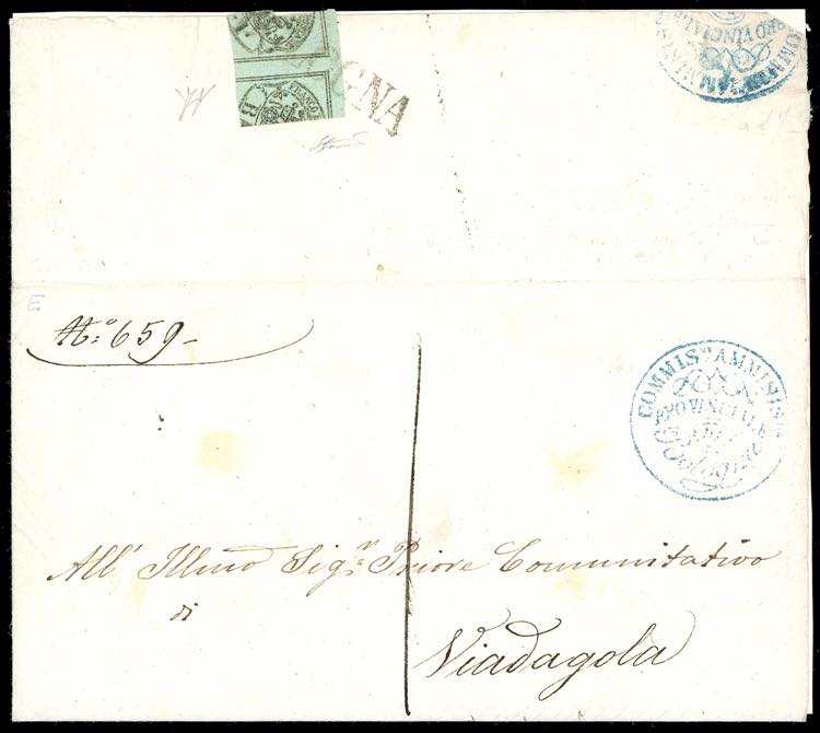 1855 - 1 baj verde grigiastro, ... 