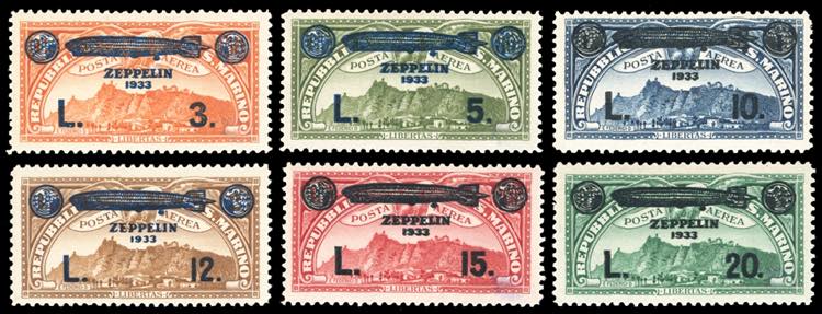 1933 - Zeppelin, serie completa ... 