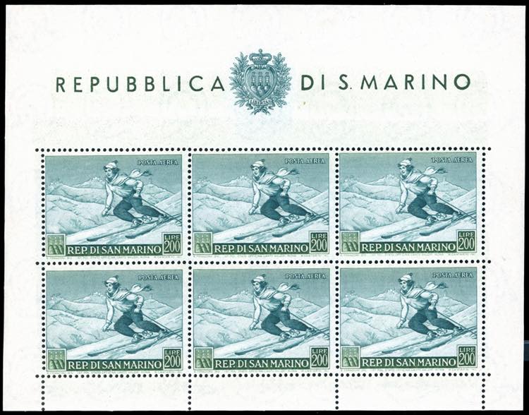 1953 - 200 lire Sciatrice, ... 