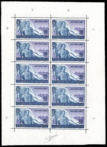 1948 - 100 lire, Lavoratori, ... 