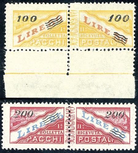 1948/50 - Soprastampati, filigrana ... 