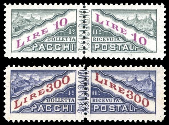 1953 - 10 lire e 300 lire, ... 