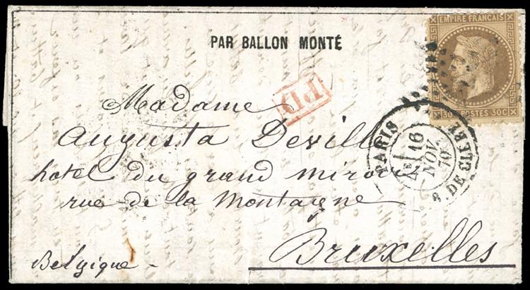 FRANCIA POSTA AEREA 1870 - 30 ... 