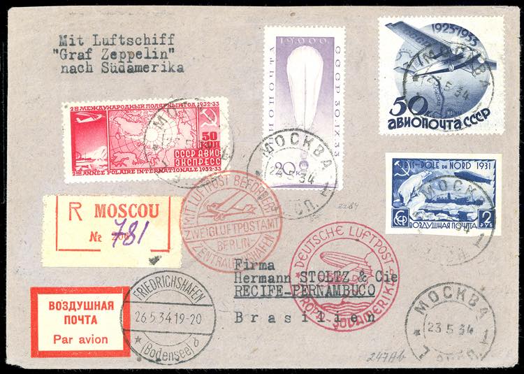 RUSSIA POSTA AEREA 1934 - ... 